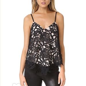 Alice & Olivia Emmeline lace top